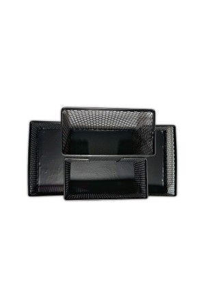 ХБ Органайзер для канцелярии , подставка для ручек и карандашей, 4 секции металлическая, 20х10х10 см, цвет черный