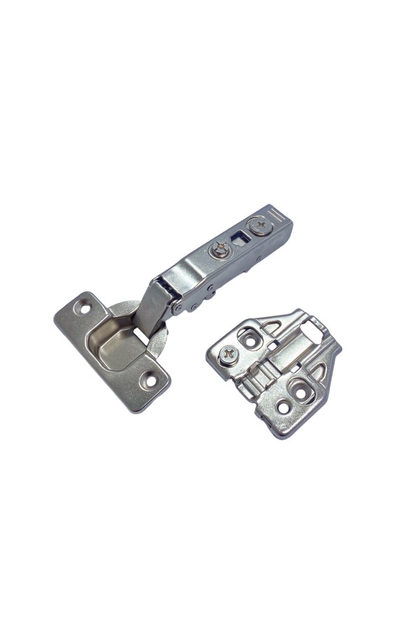 ХБ Петли мебельные накладные с доводчиком CLIP-ON 110 градусов, 3D регулировка, 2шт