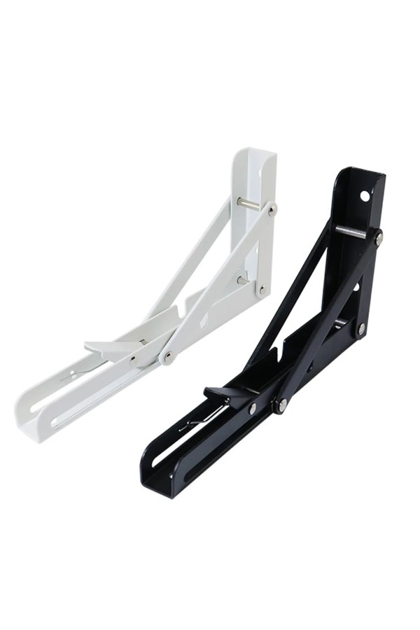 ХБ Кронштейн складной 400*194мм Белый