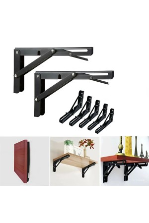 ХБ Кронштейн складной 250*130мм Чёрный