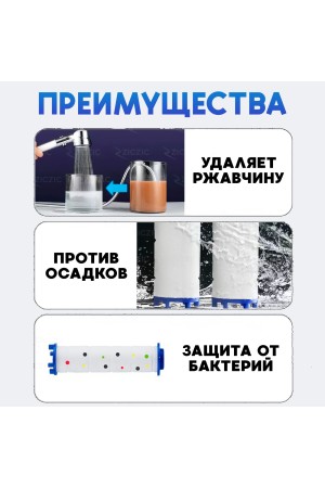 ХБ Фильтр для лейки для душа 90мм / фильтр для турболейки / 5 штук