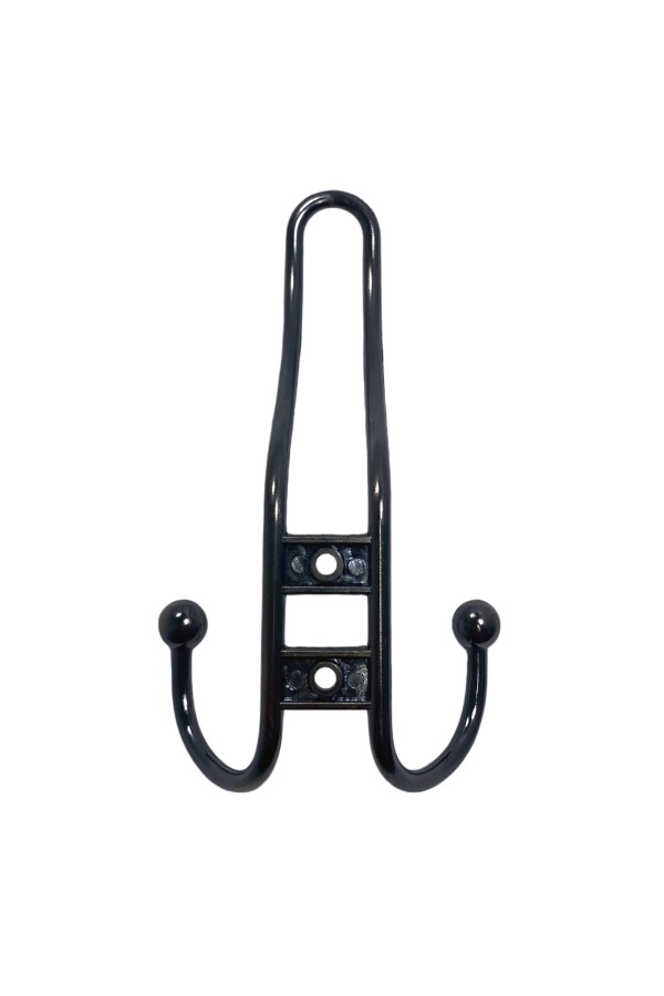 ХБ Крючок для одежды настенный трехрожковый прутковый Бронзовый 3шт