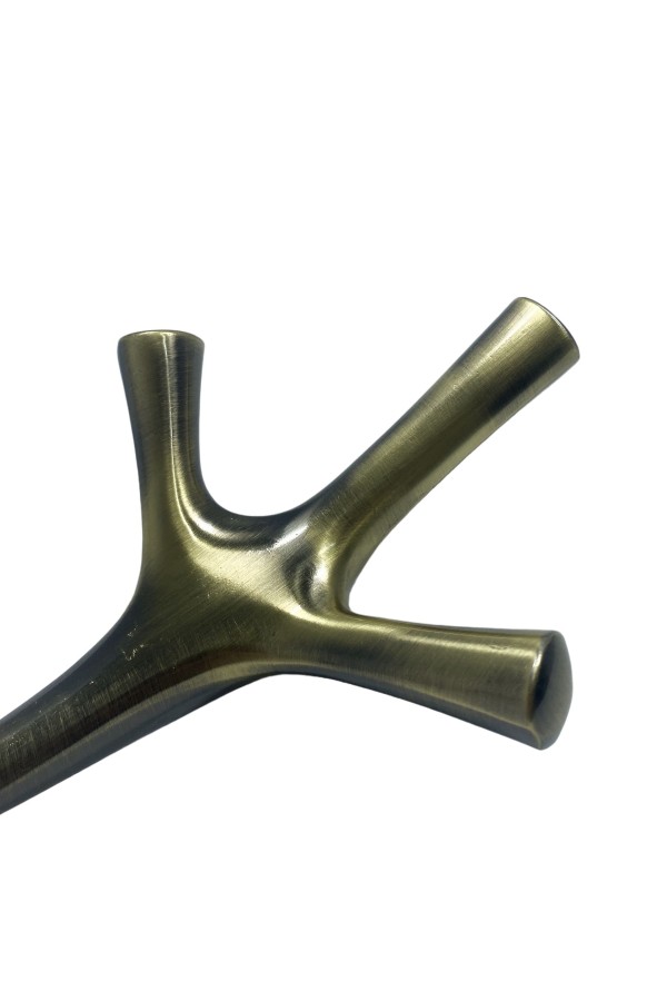 ХБ Крючок трехрожковый UNO Матовый никель 3шт