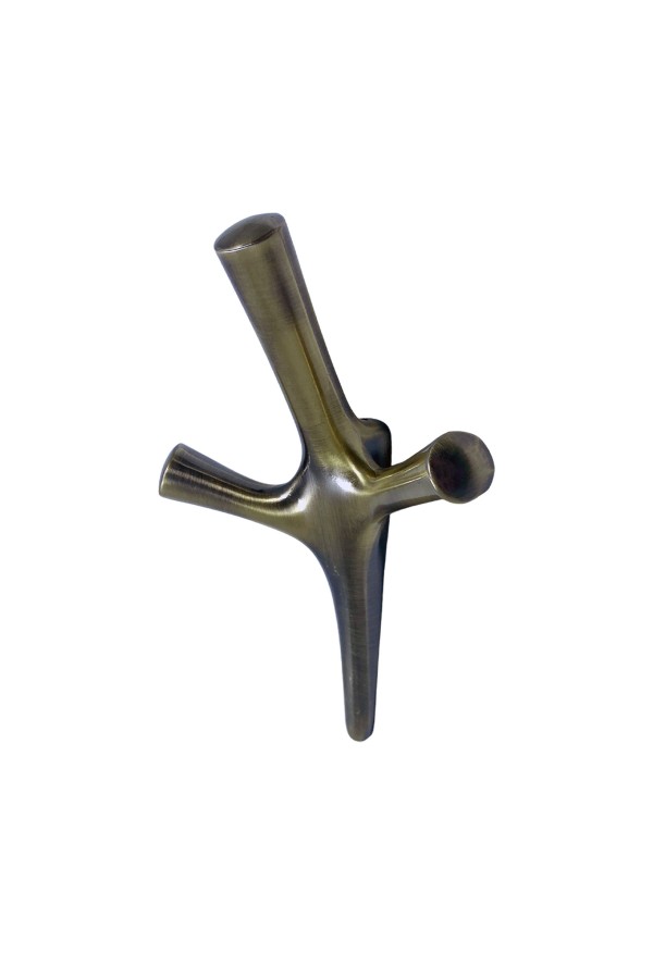 ХБ Крючок трехрожковый UNO Матовый никель 3шт