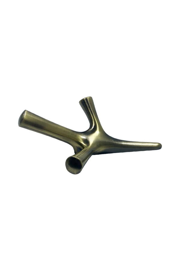 ХБ Крючок трехрожковый UNO Матовый никель 3шт