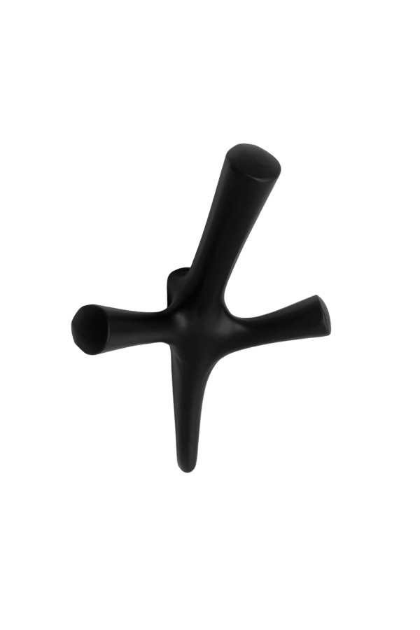 ХБ Крючок трехрожковый UNO Чёрный 2шт