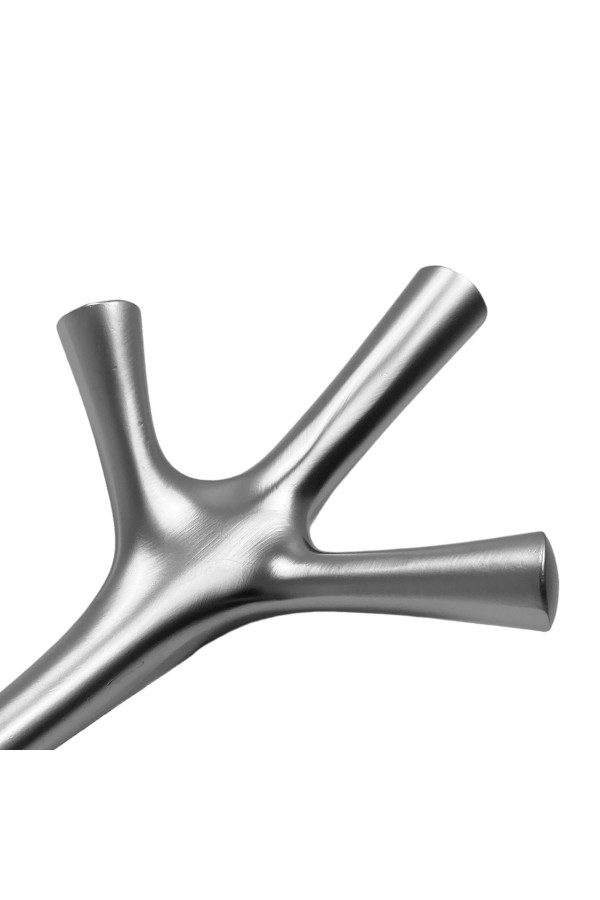 ХБ Крючок трехрожковый UNO Матовый хром 1шт