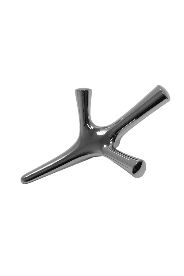 ХБ Крючок трехрожковый UNO Хром 3шт