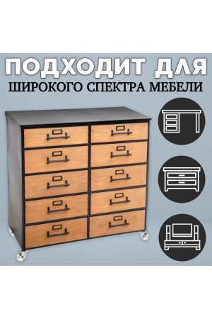 ХБ Колесо мебельное поворотное усиленное 35мм, прозрачное 4шт