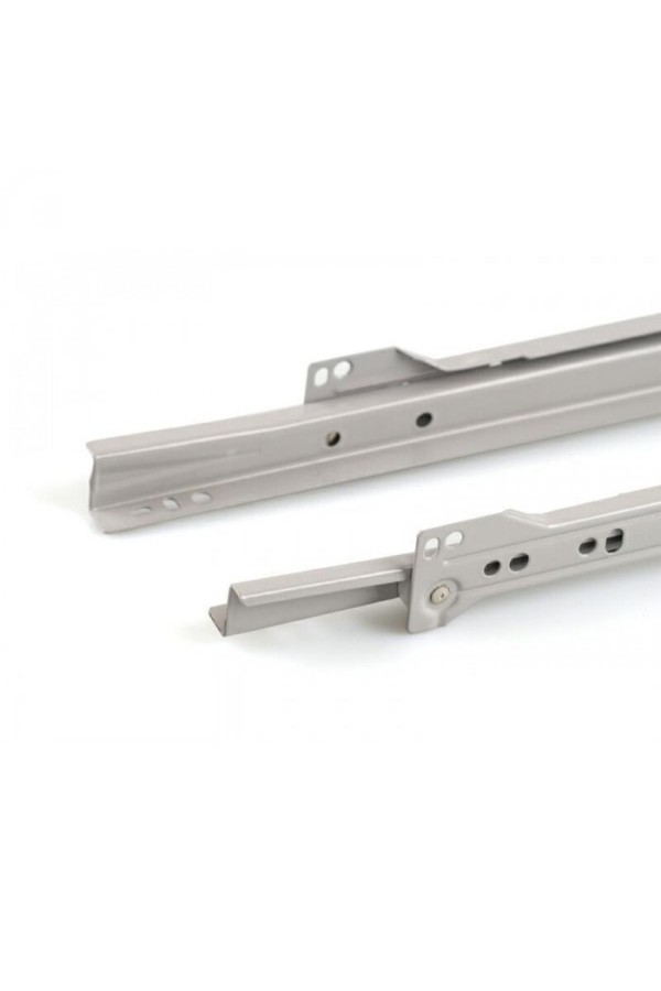 ХБ Роликовые направляющие мебельные 400мм Цвет: Белый