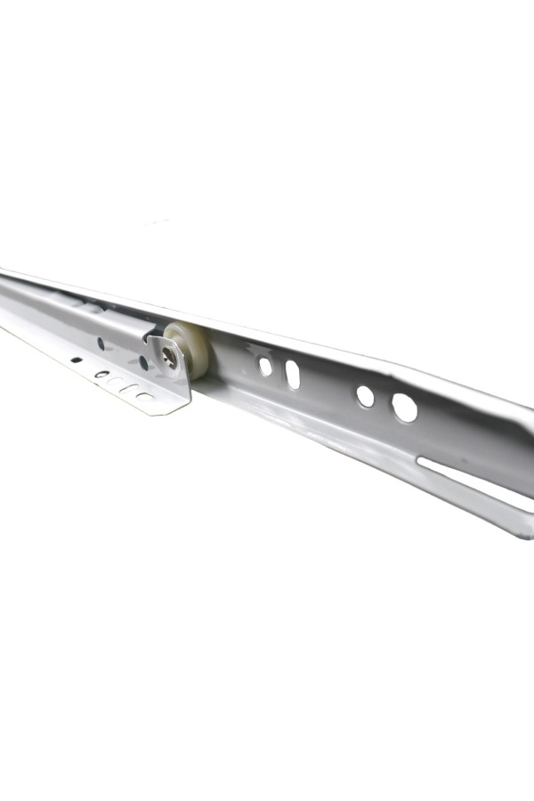 ХБ Роликовые направляющие мебельные 400мм Цвет: Белый