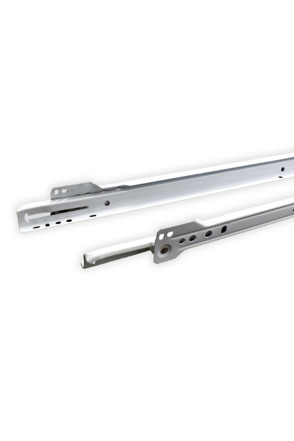 ХБ Роликовые направляющие мебельные 350мм Цвет: Белый