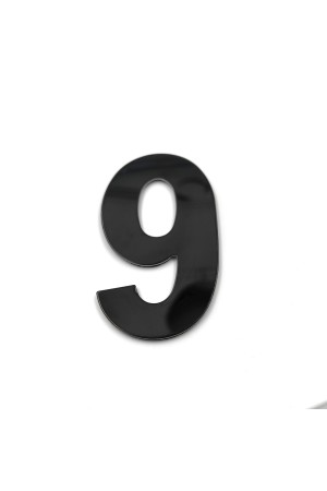ХБ Дверная цифра "6" или "9" металл, на клеевой основе Цвет: Графит