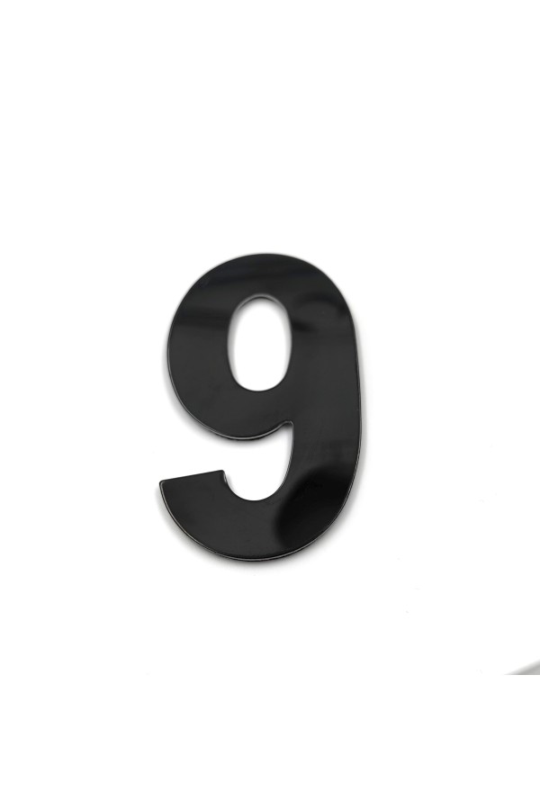 ХБ Дверная цифра "6" или "9" металл, на клеевой основе Цвет: Графит