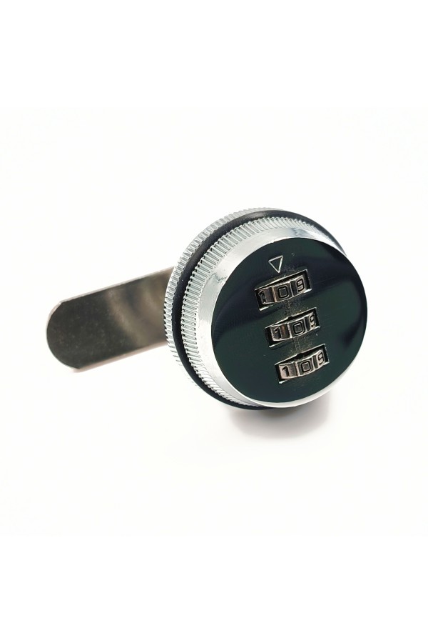 Почтовый кодовый замок 20мм Цвет: Хром 1шт