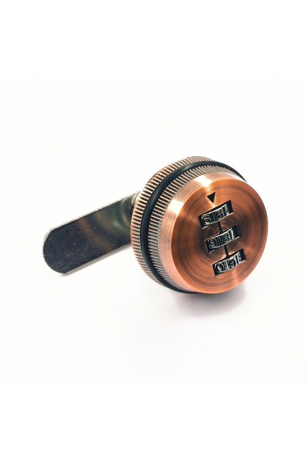 Почтовый кодовый замок 20мм Цвет: Медь 1шт