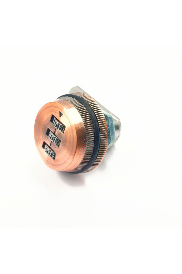 Почтовый кодовый замок 20мм Цвет: Медь 1шт