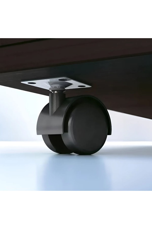 ХБ Колесо (ролик) мебельное 50мм поворотное на площадке