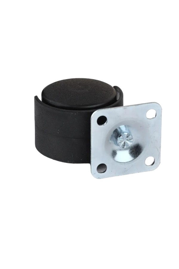 ХБ Колесо(ролик) мебельное 40мм поворотное на площадке